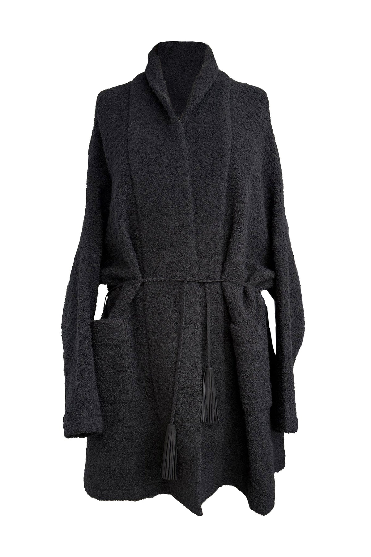 Boucle Wool Midi Jacket