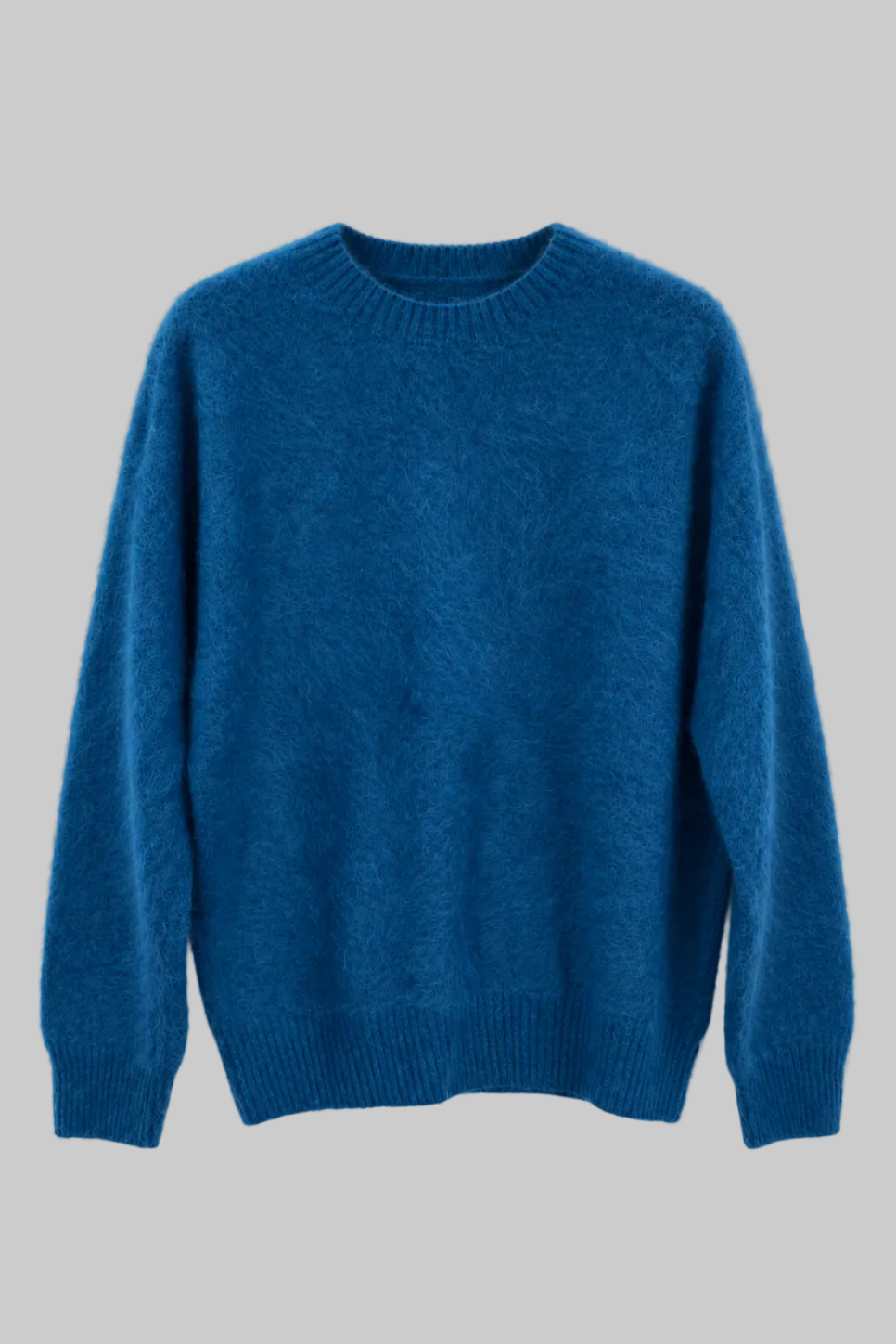 Brushed Cashmere Crewneck Sweater