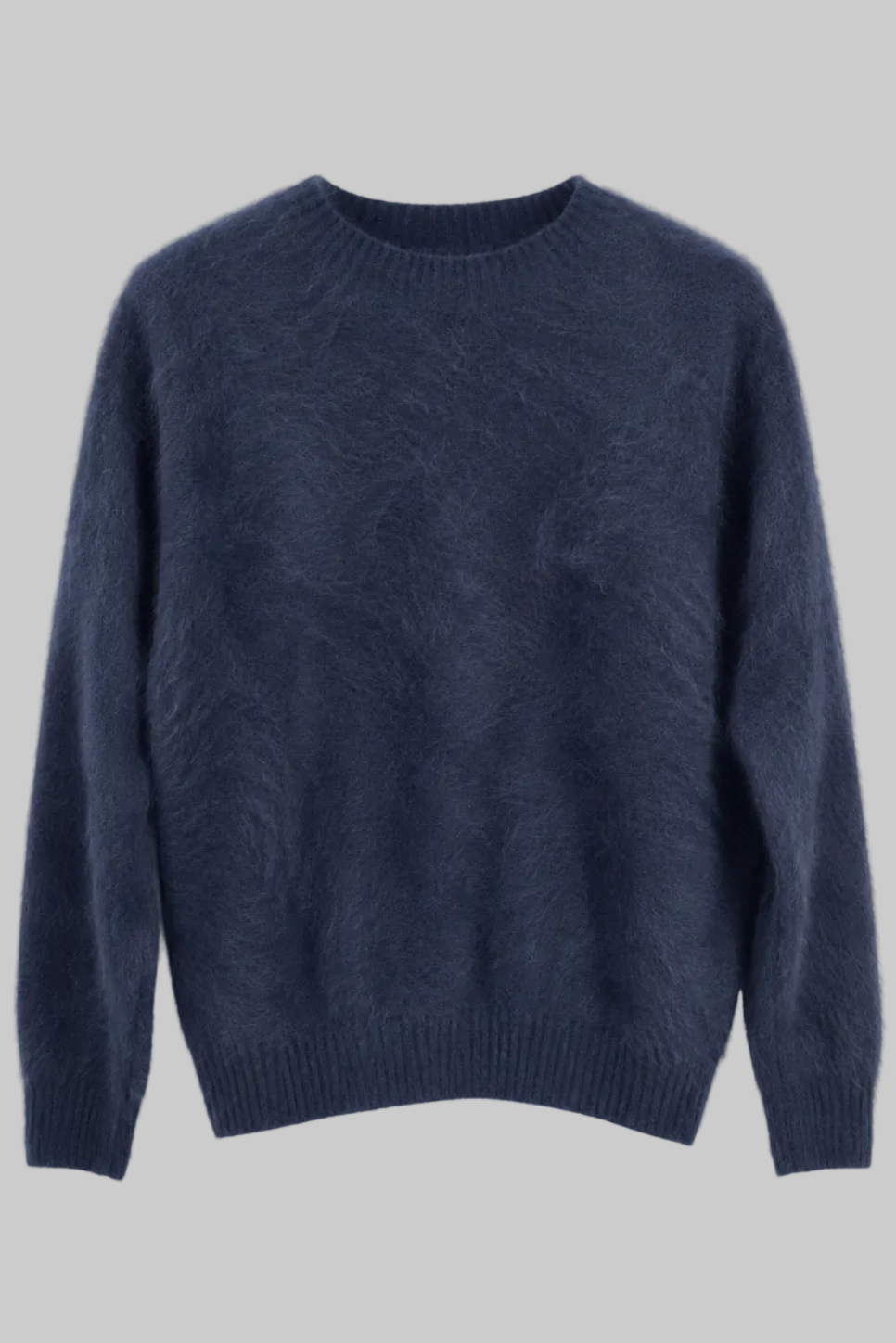 Brushed Cashmere Crewneck Sweater