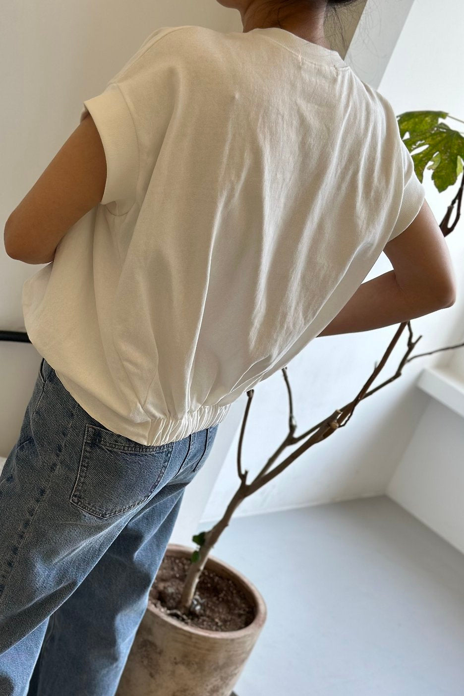 Laila Bubble Hem T-Shirt