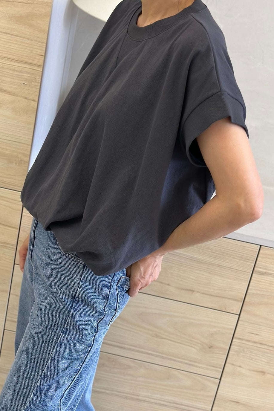Laila Bubble Hem T-Shirt