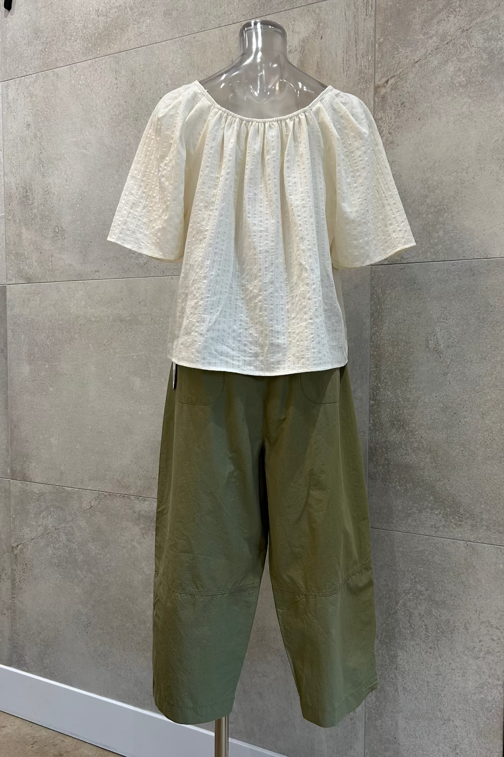 Gina Cotton Barrel Pants