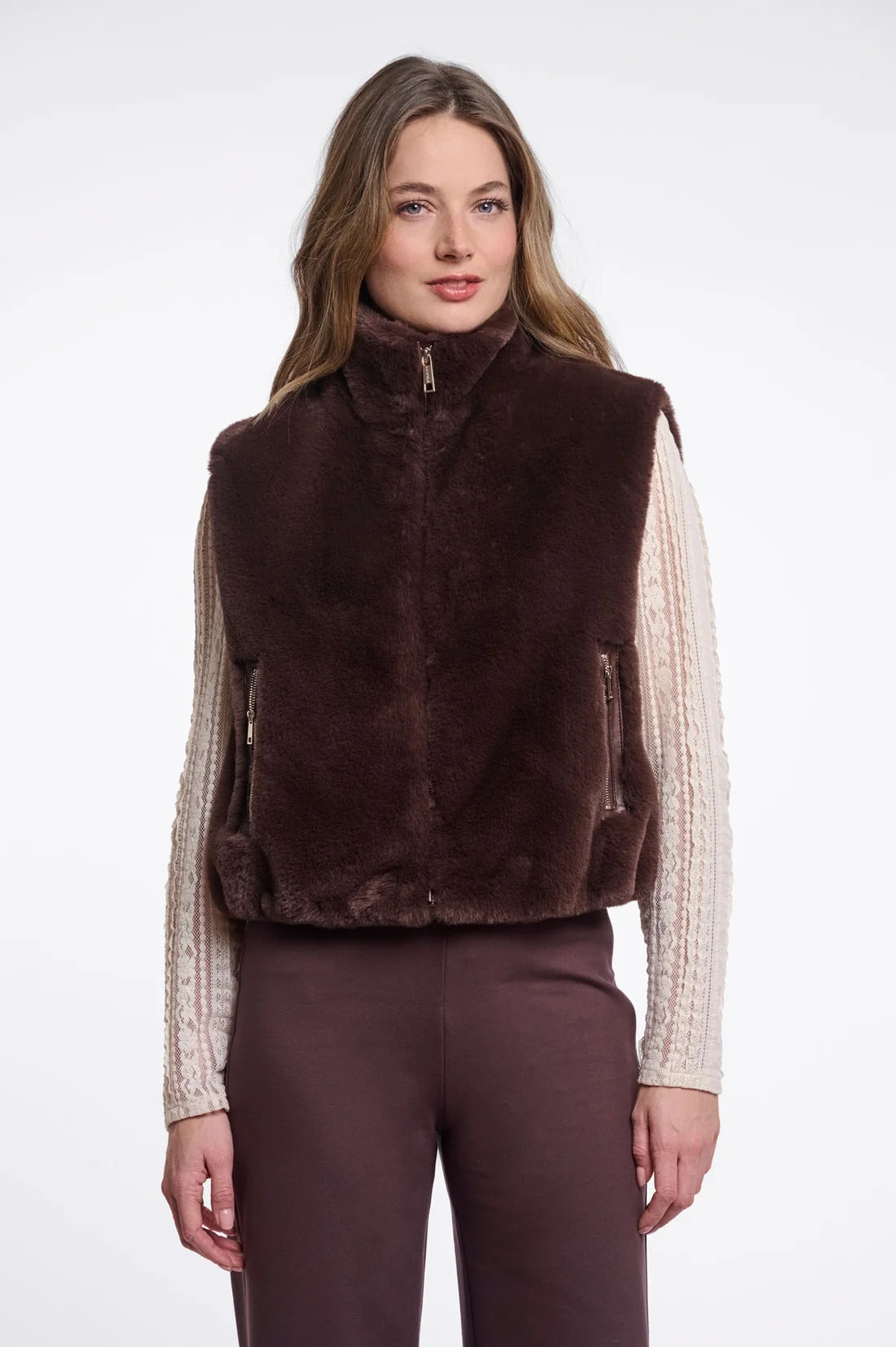 Faux Fur Short Vest