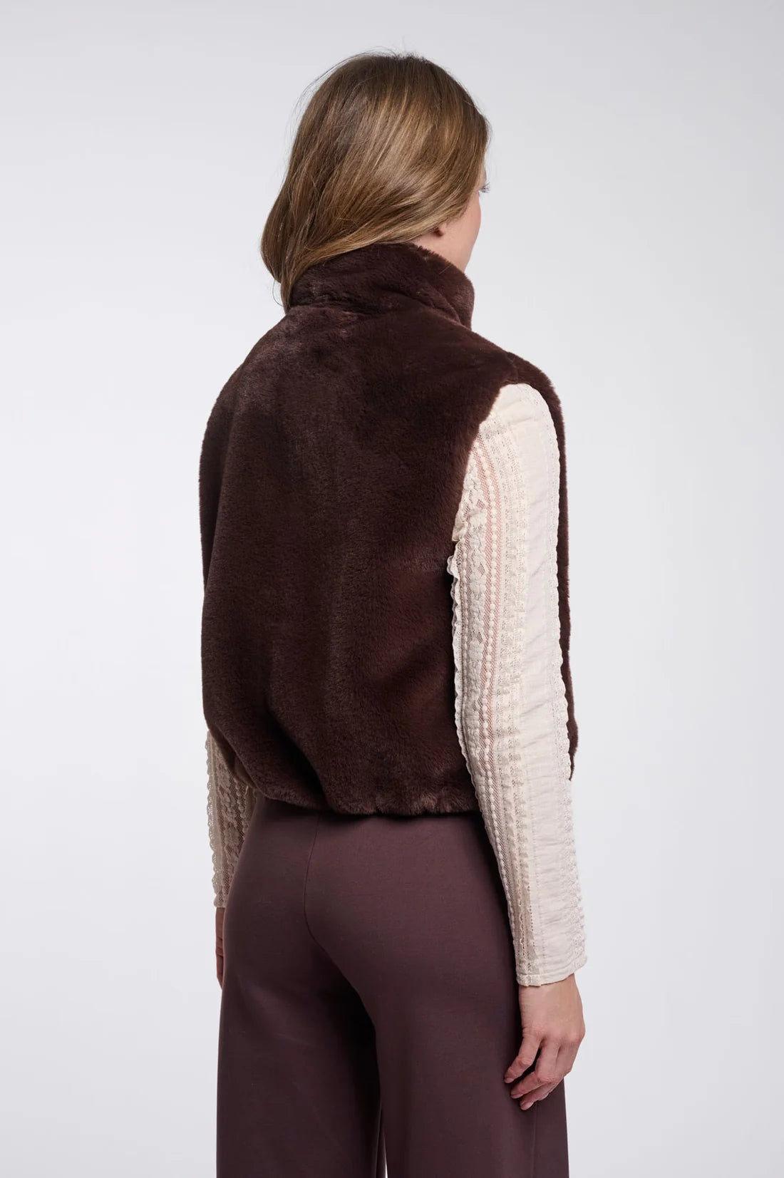 Faux Fur Short Vest