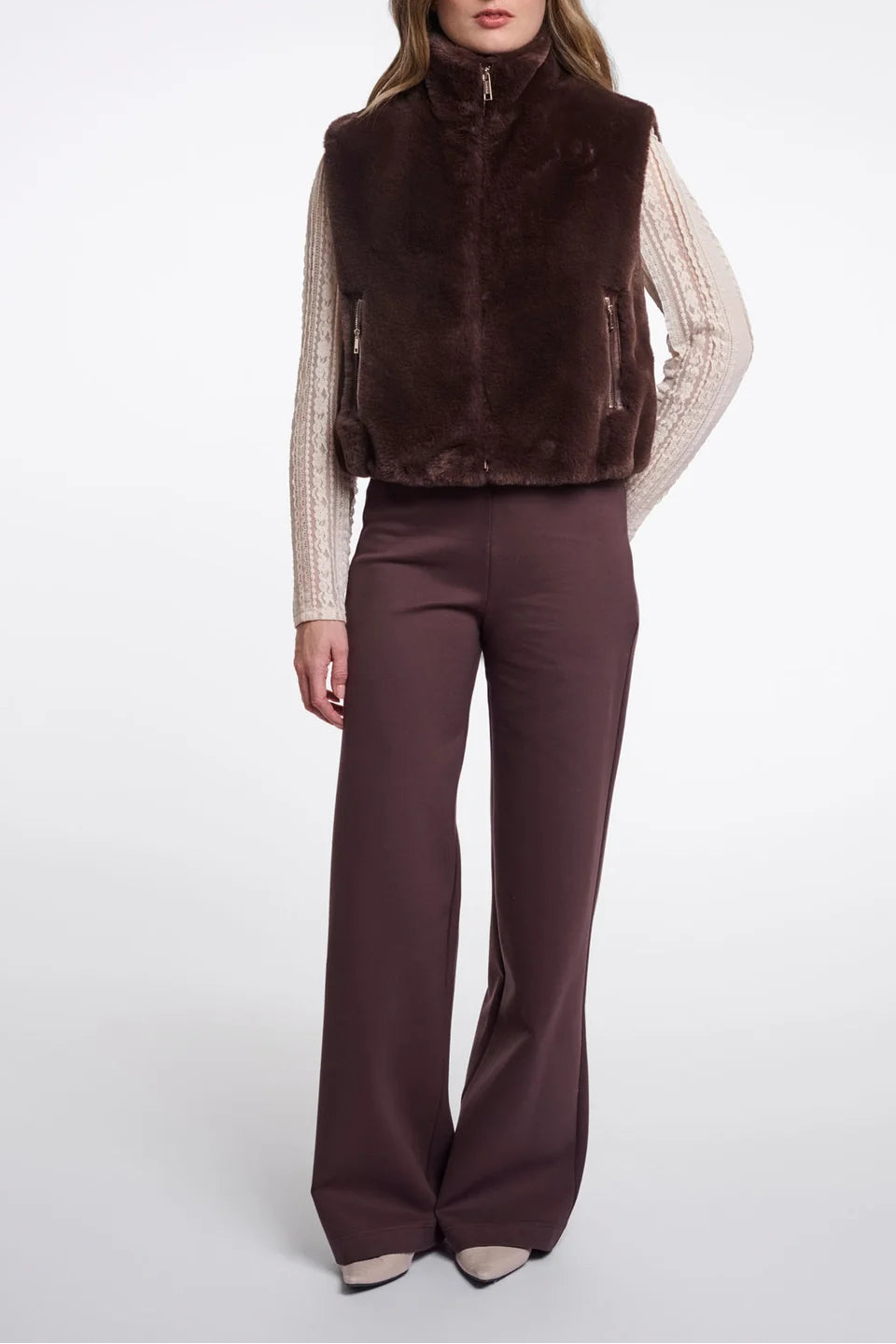Faux Fur Short Vest