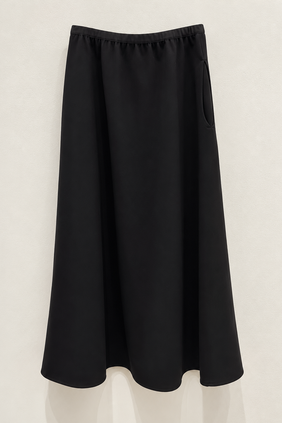 Flannel Pull On A- line Skirt