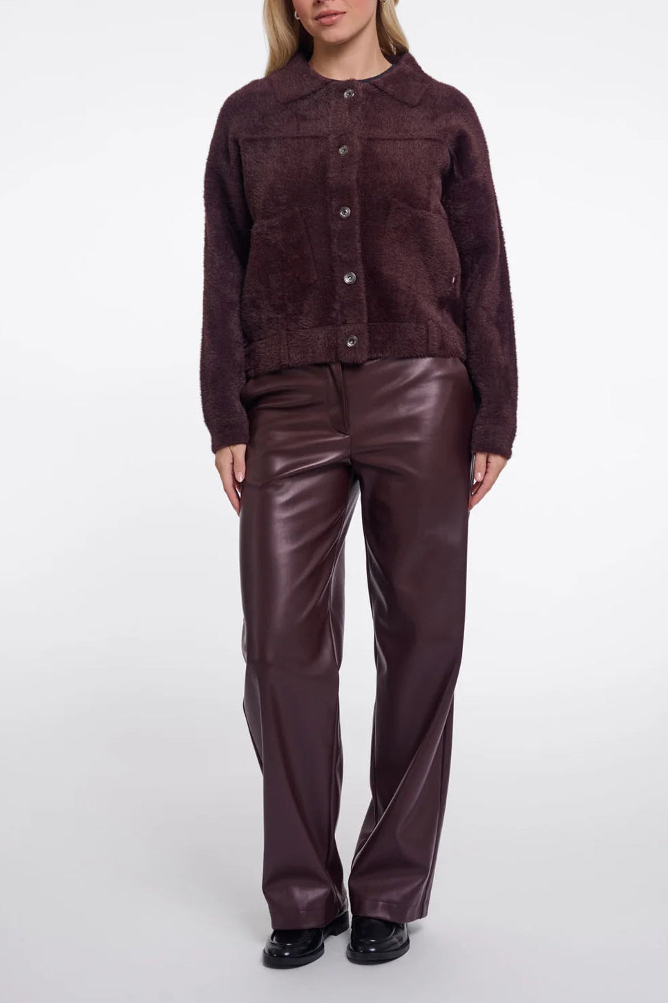 Fuzzy Knit Jacket