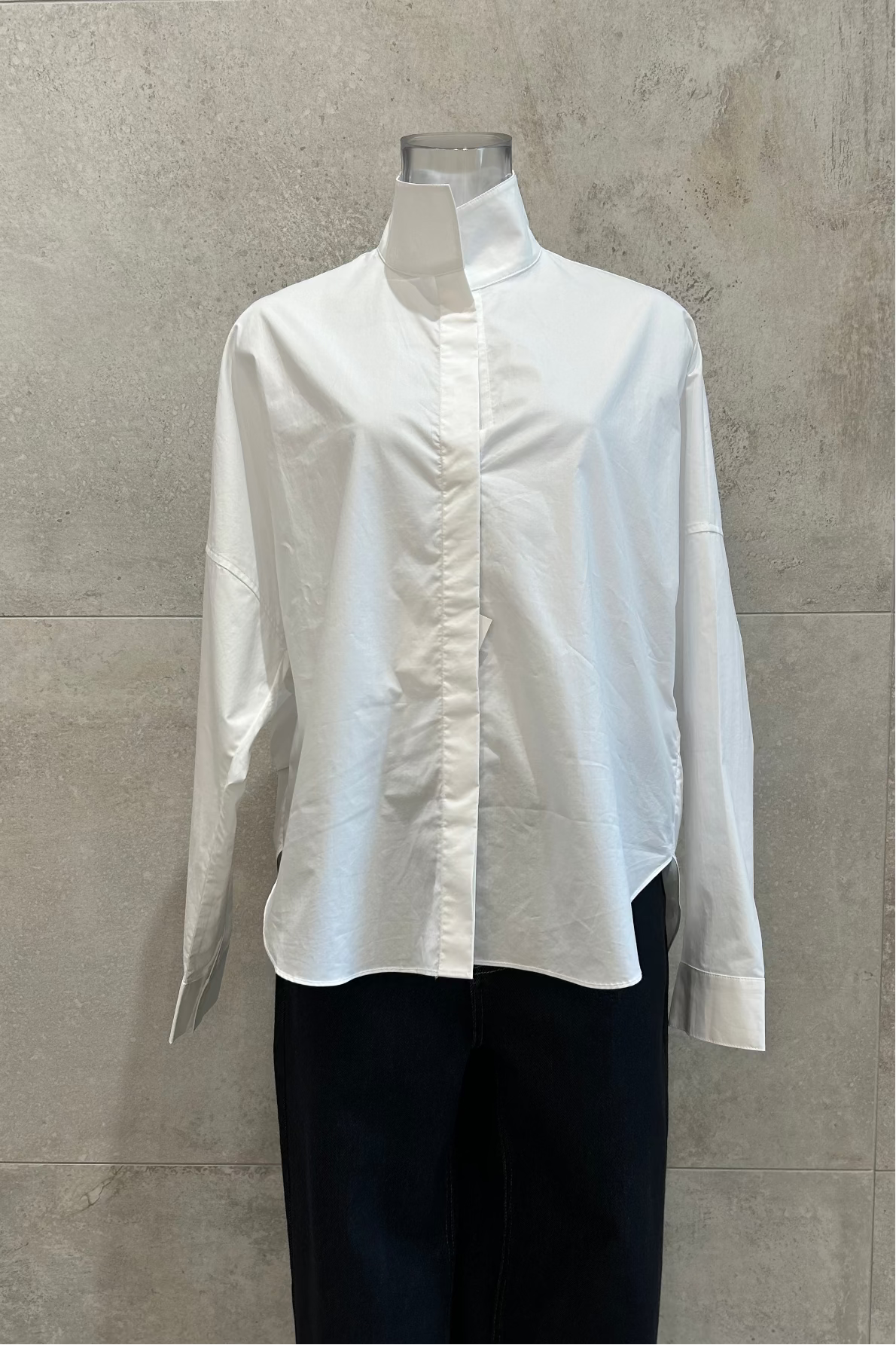 Jia Stand Collar Shirt
