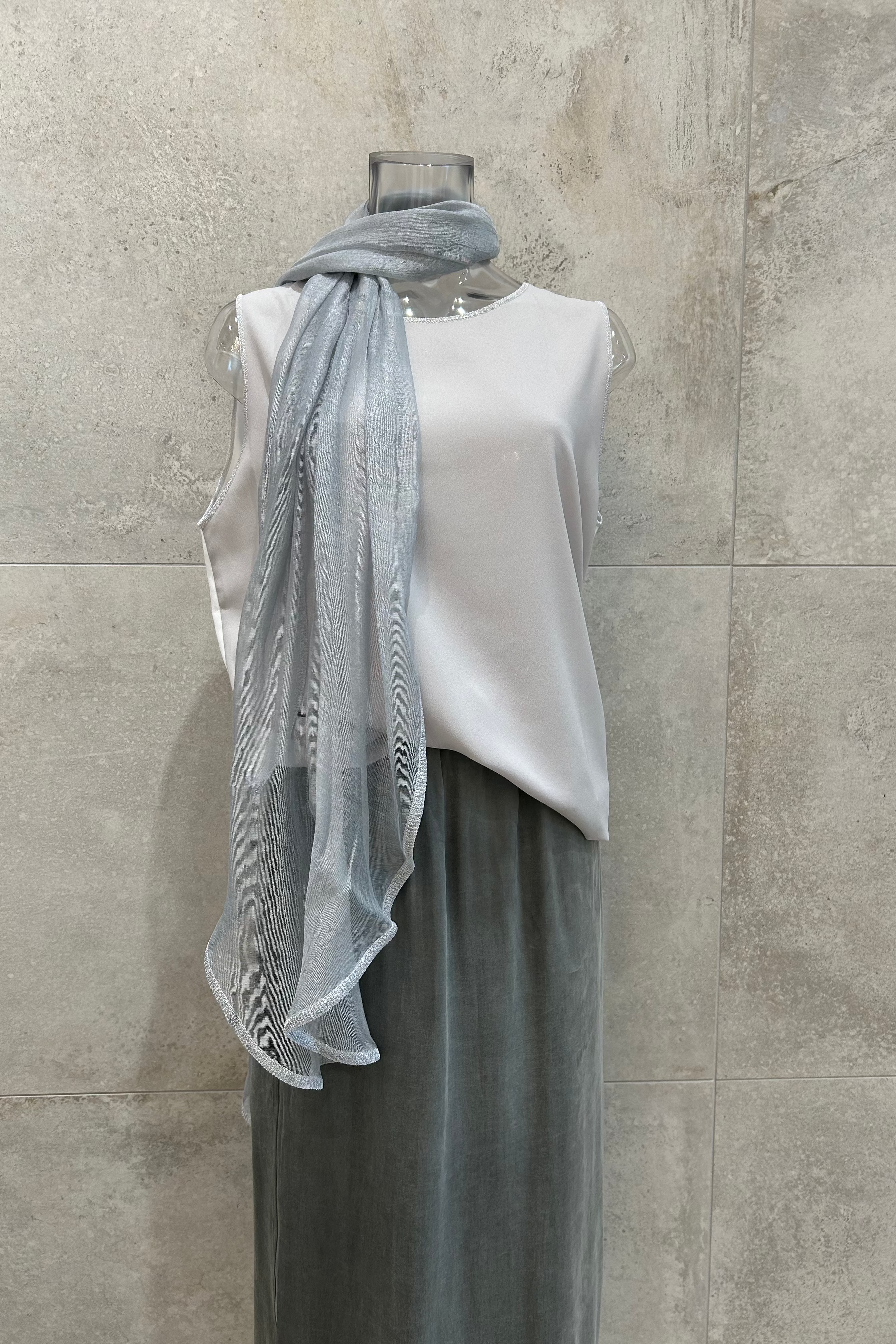 Metallic Sheer Scarf