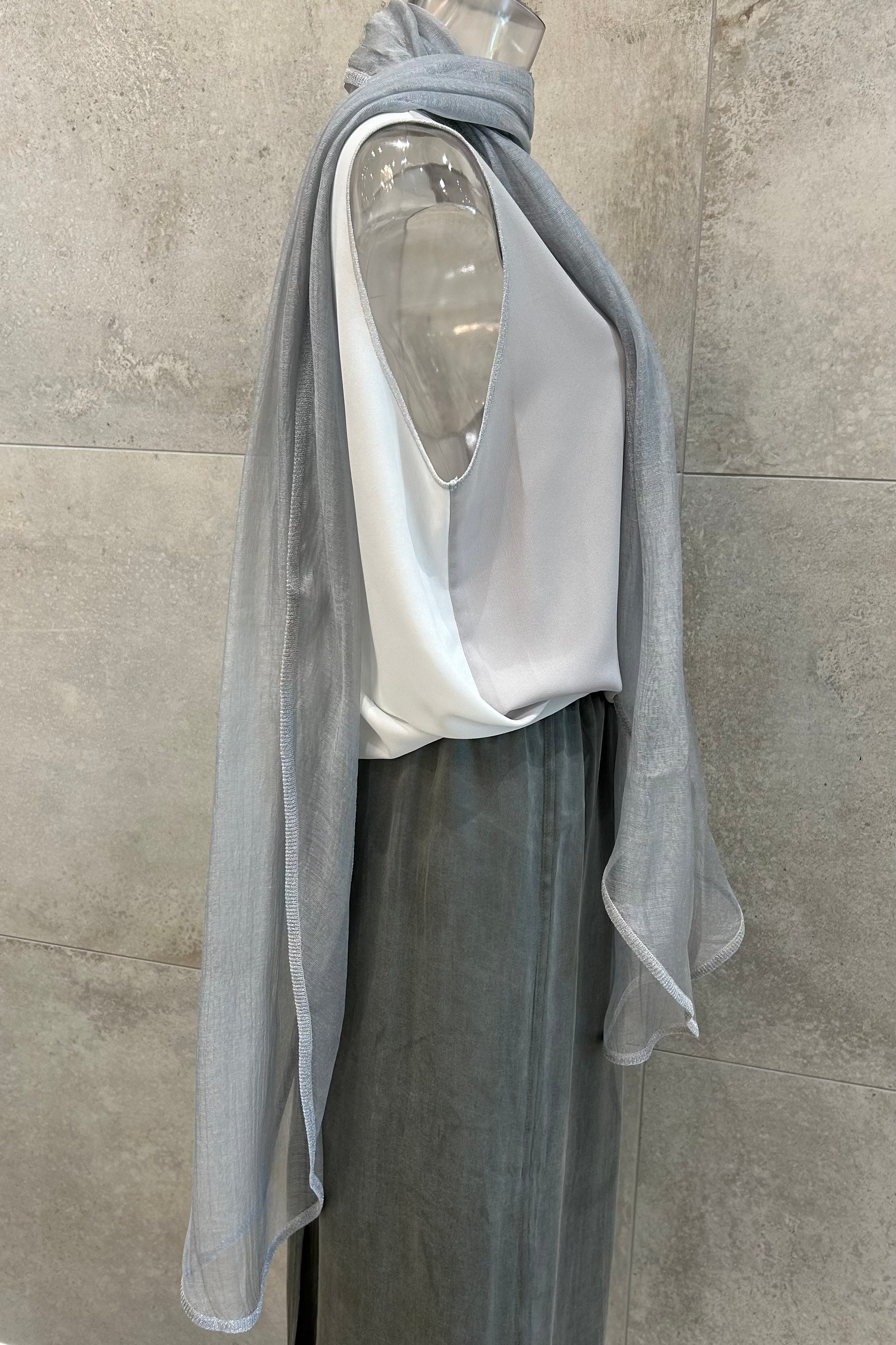 Metallic Sheer Scarf