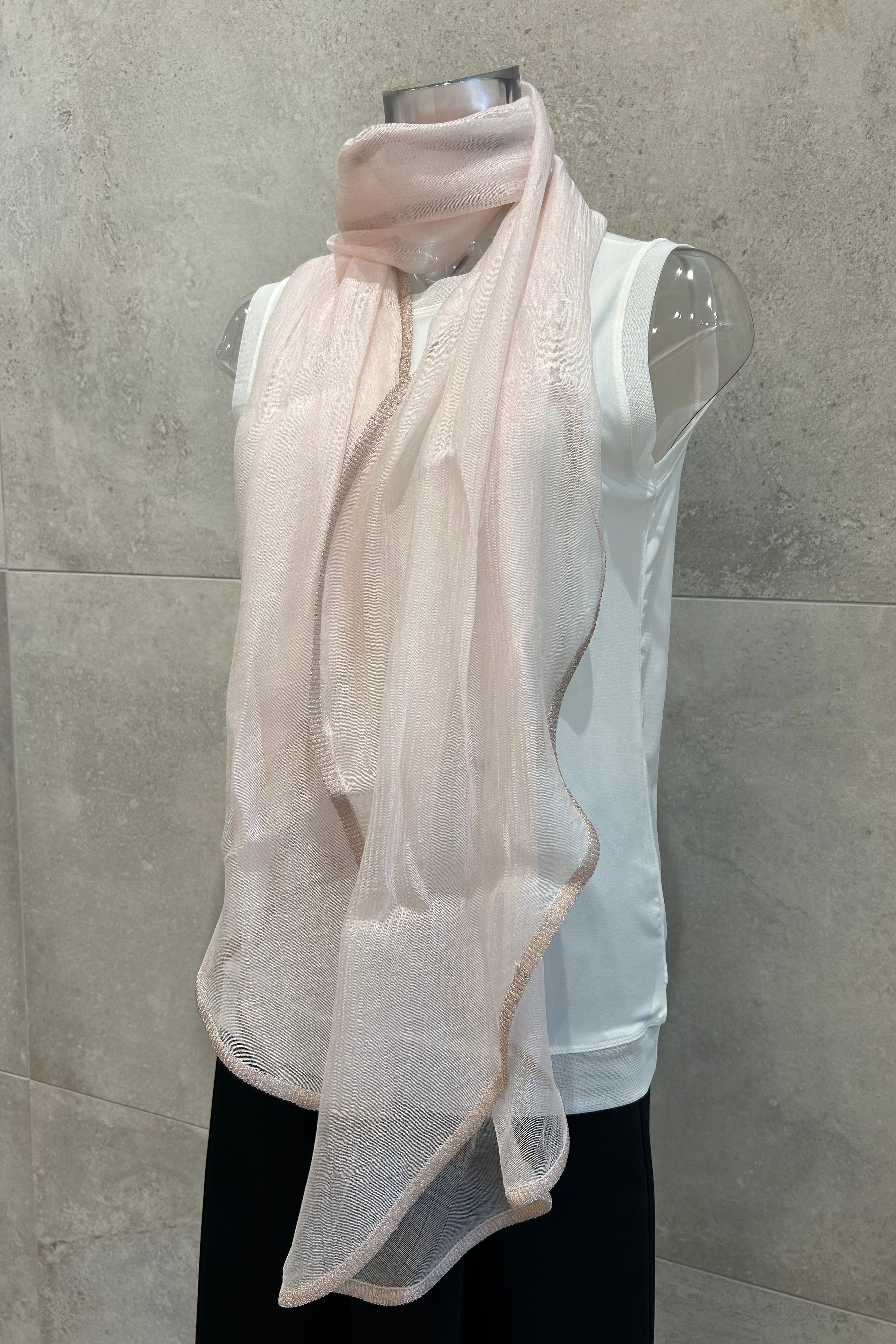 Metallic Sheer Scarf