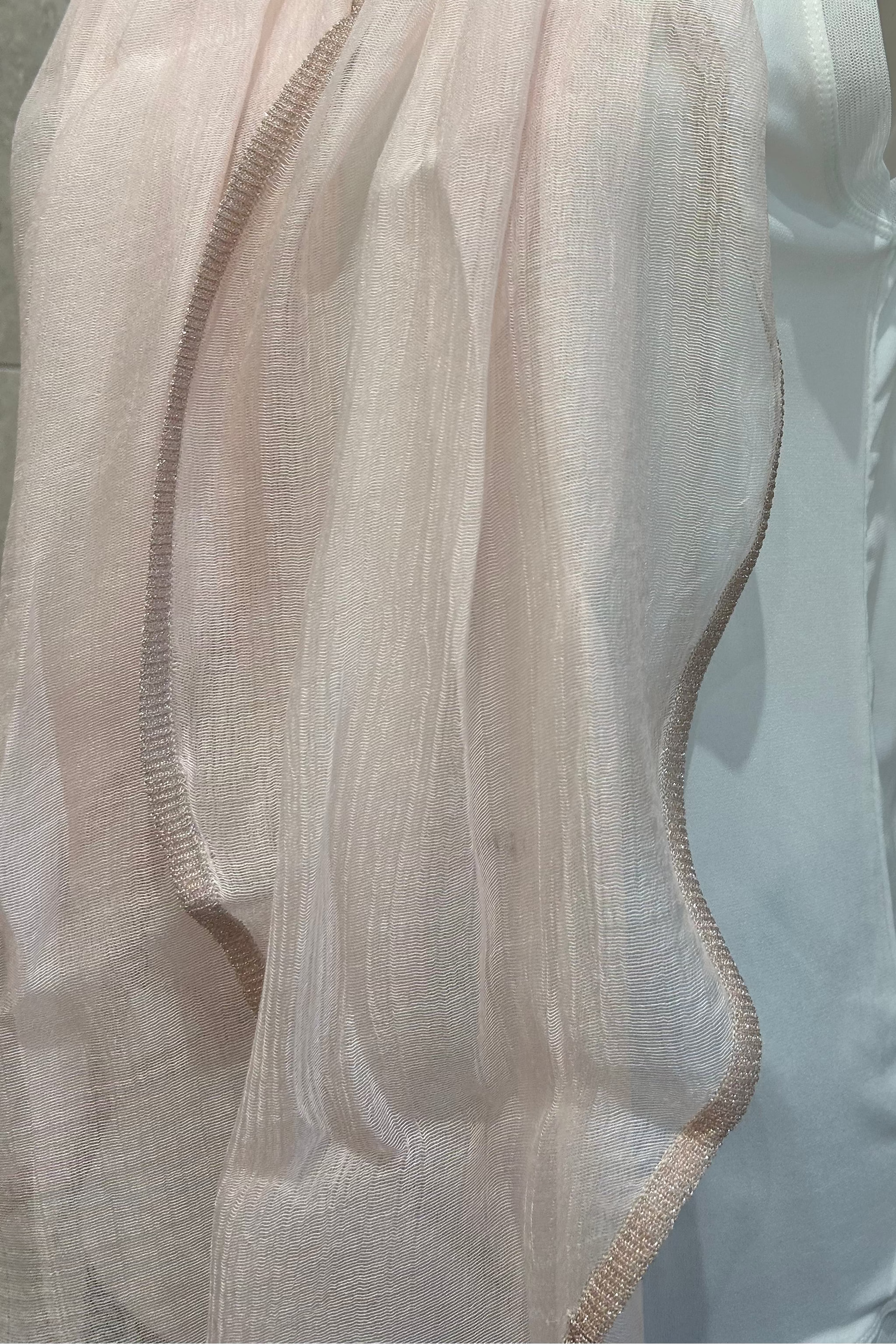 Metallic Sheer Scarf