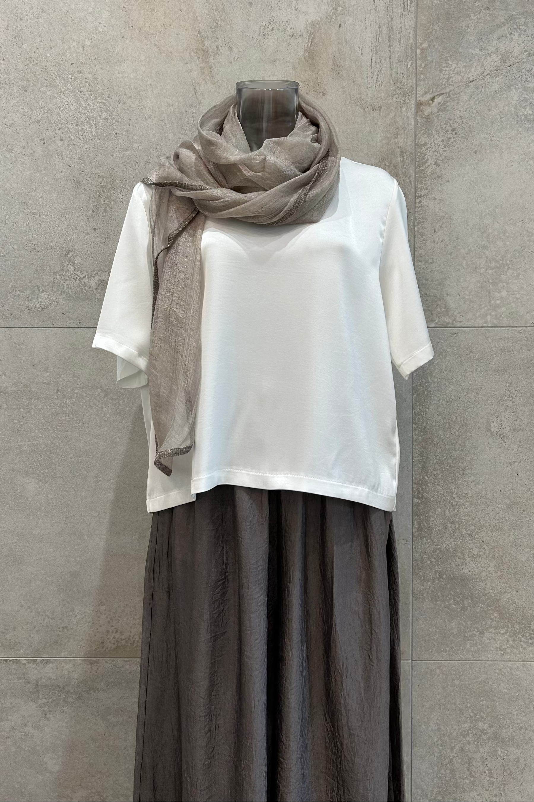 Metallic Sheer Scarf