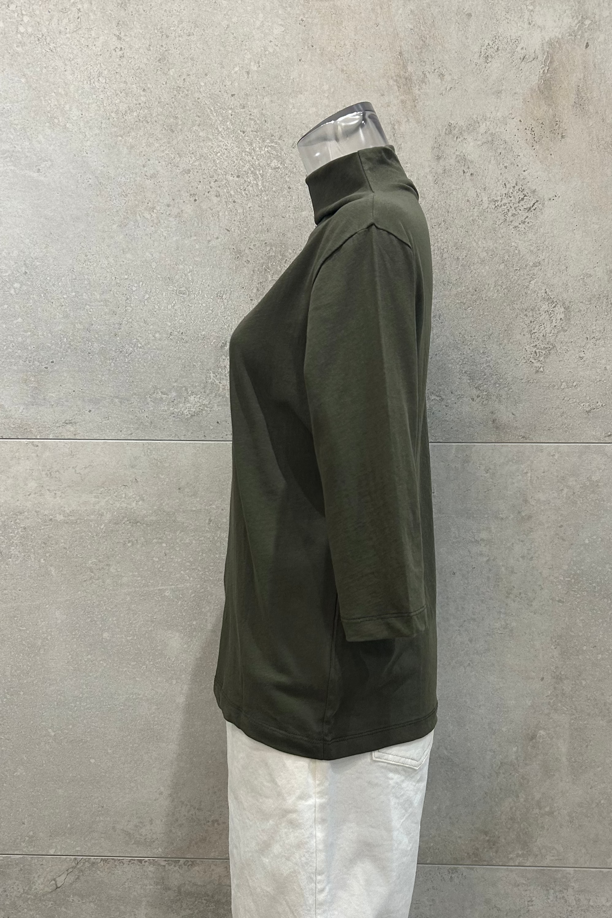 Mock Neck 3/4 Sleeves T-Shirt