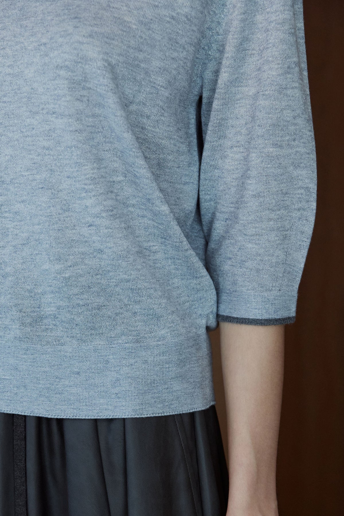 Noel Elbow Sleeve Knit Top