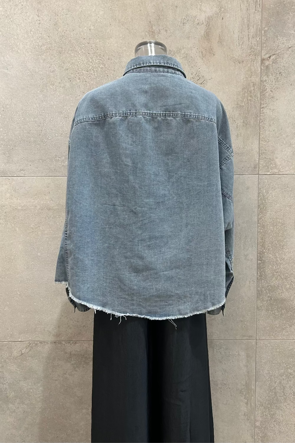 Oversized Denim Shirt