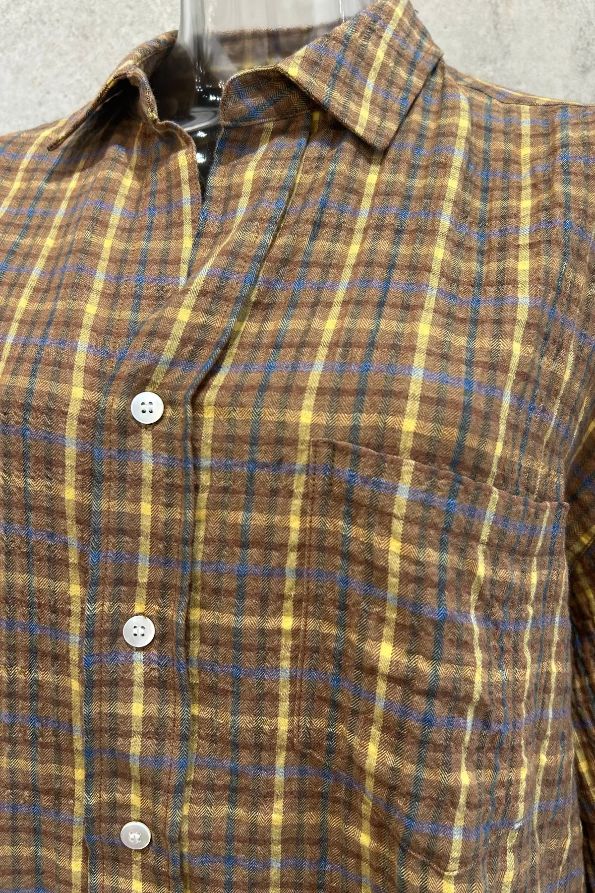 Oversized Plaid Button Down Shirt