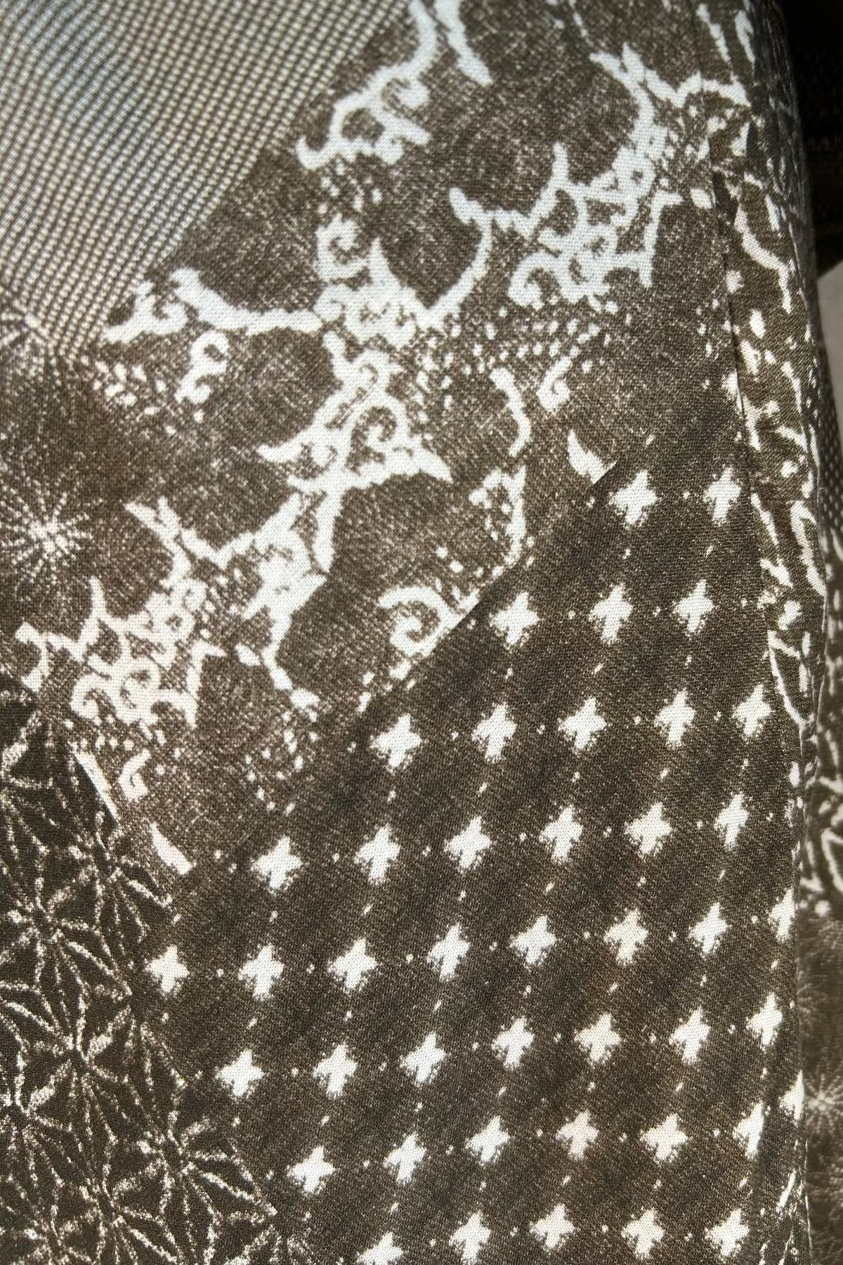 Patch Work Midi Skirt