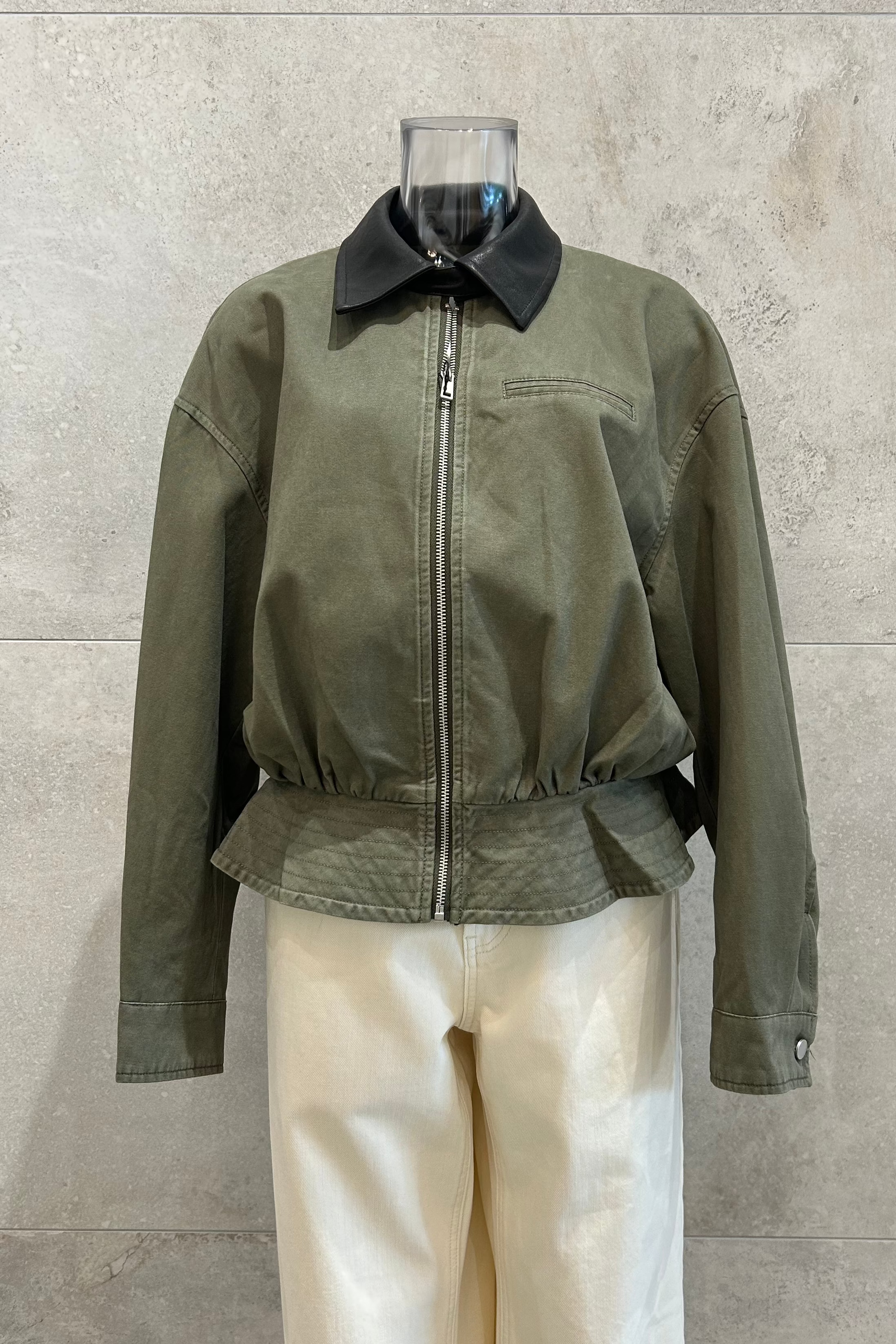 Peplum Cotton Jacket