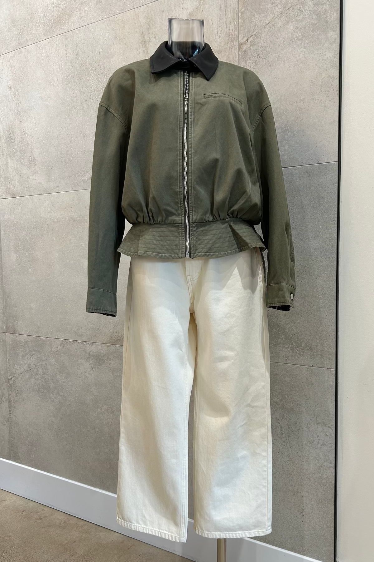 Peplum Cotton Jacket
