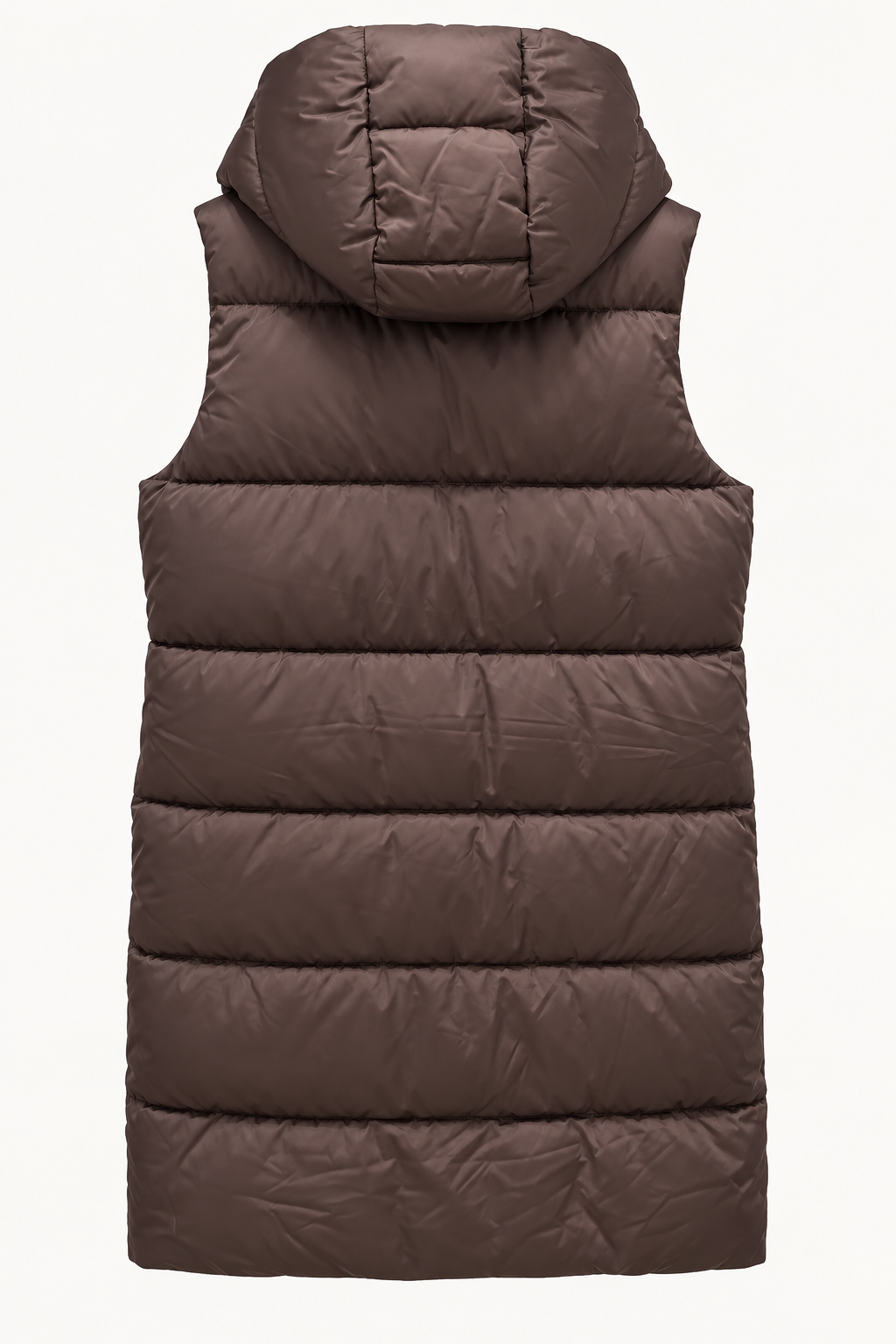 Reversible Long Puffer Vest