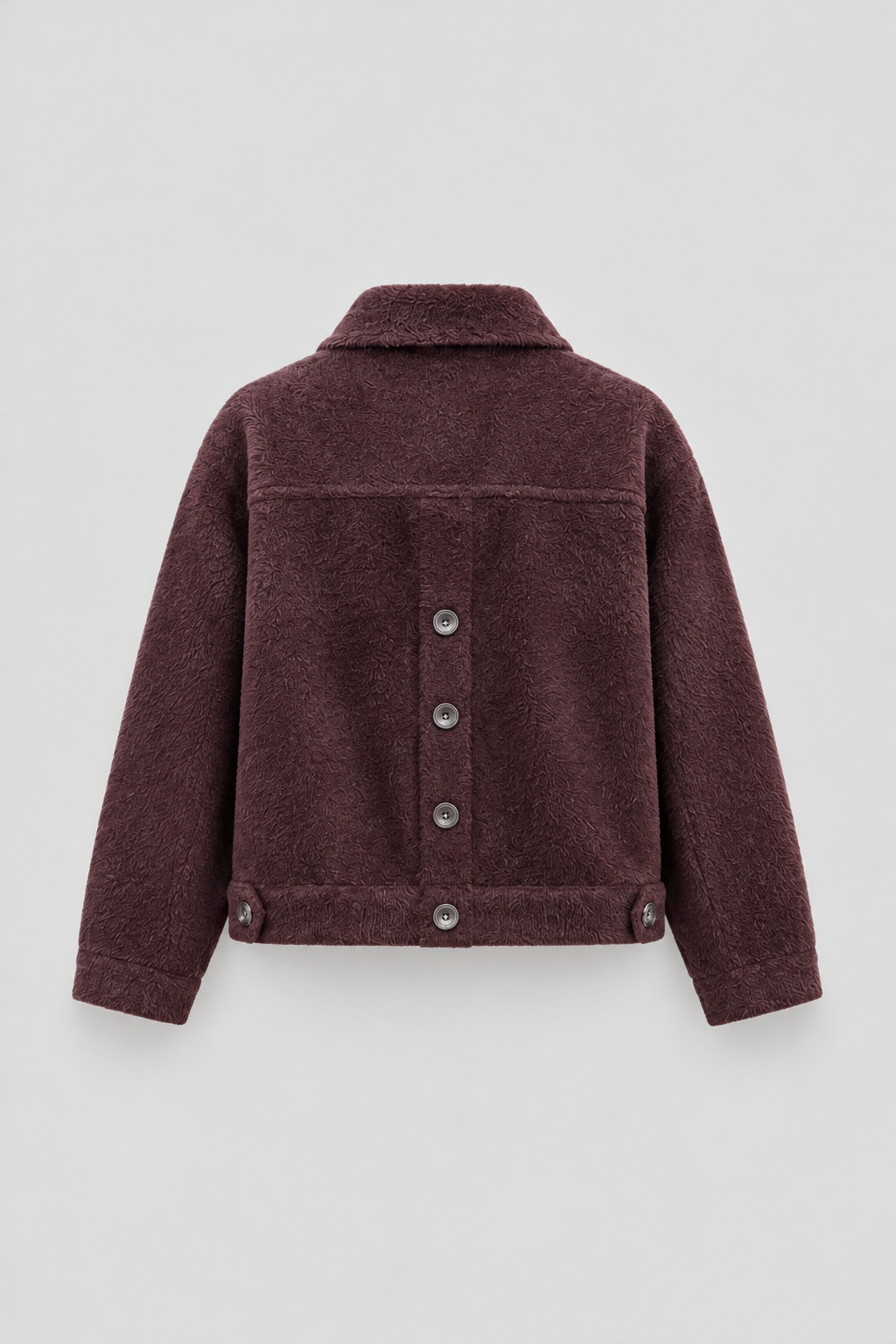 Fuzzy Knit Jacket