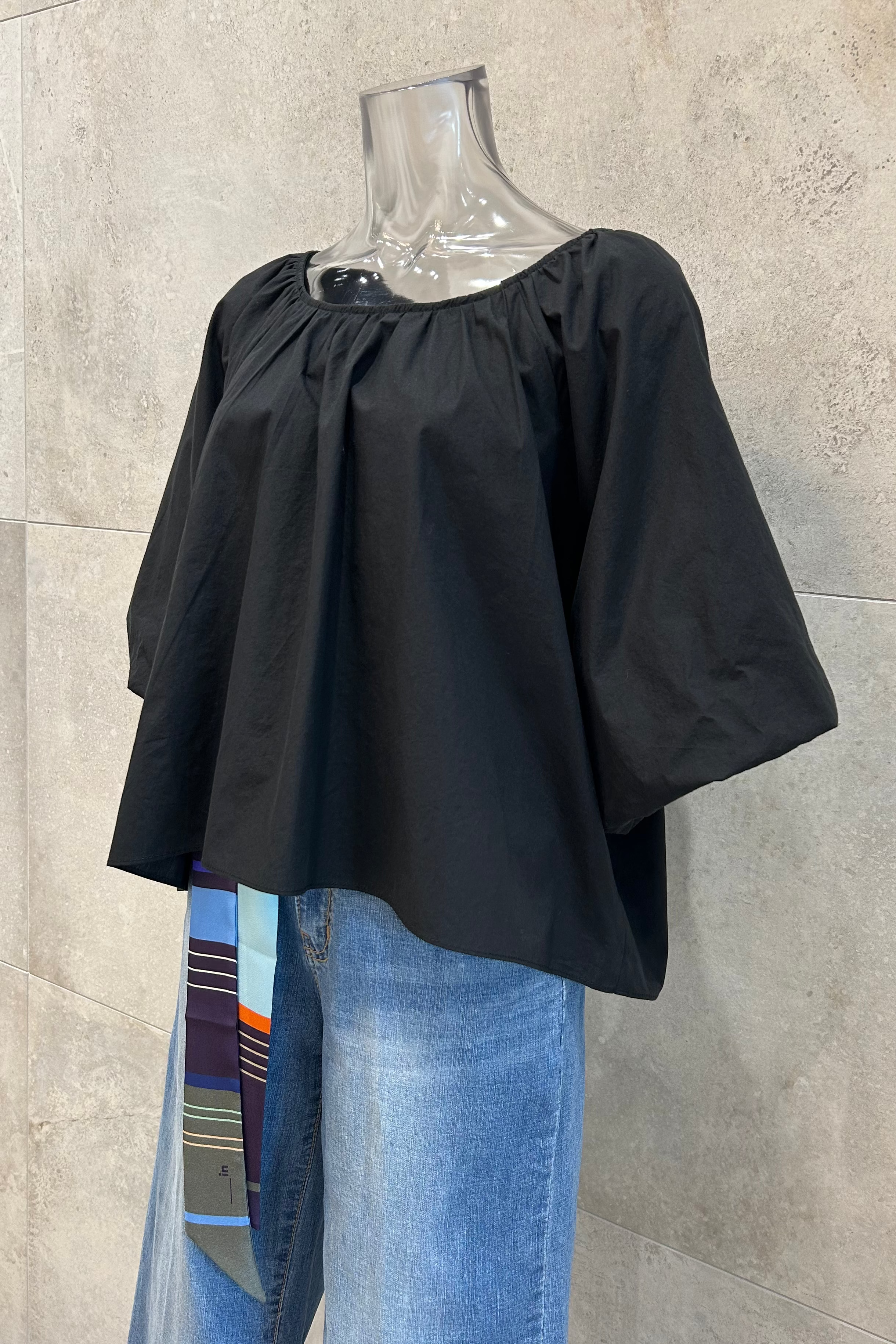 Soft Shirring Blouse