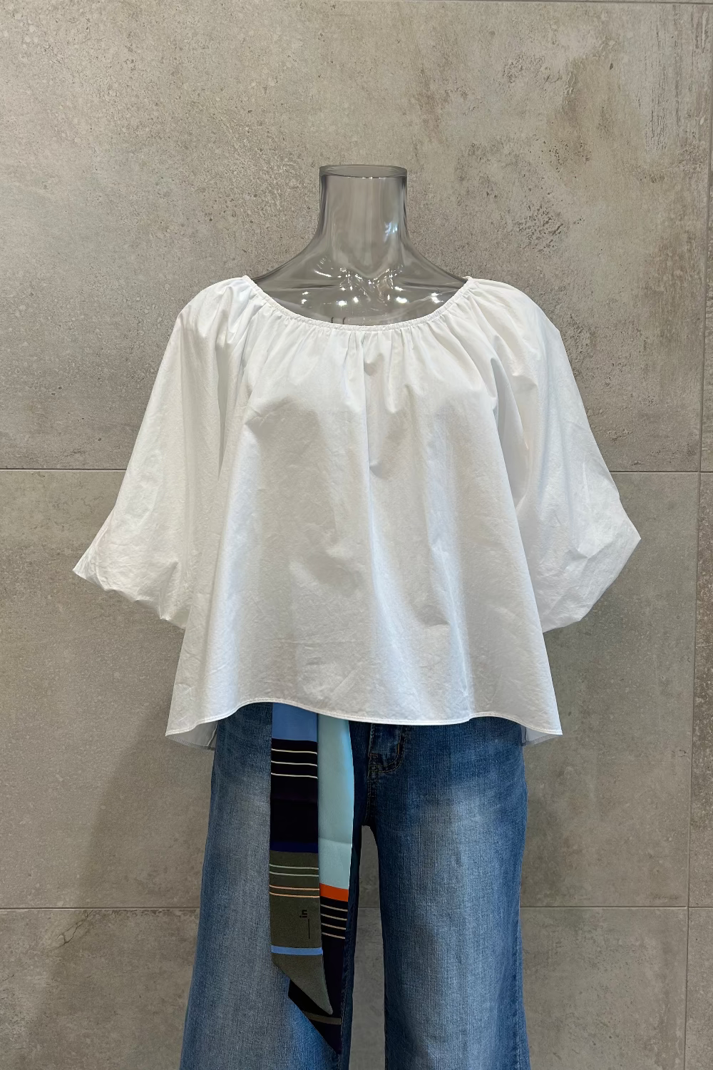 Soft Shirring Blouse