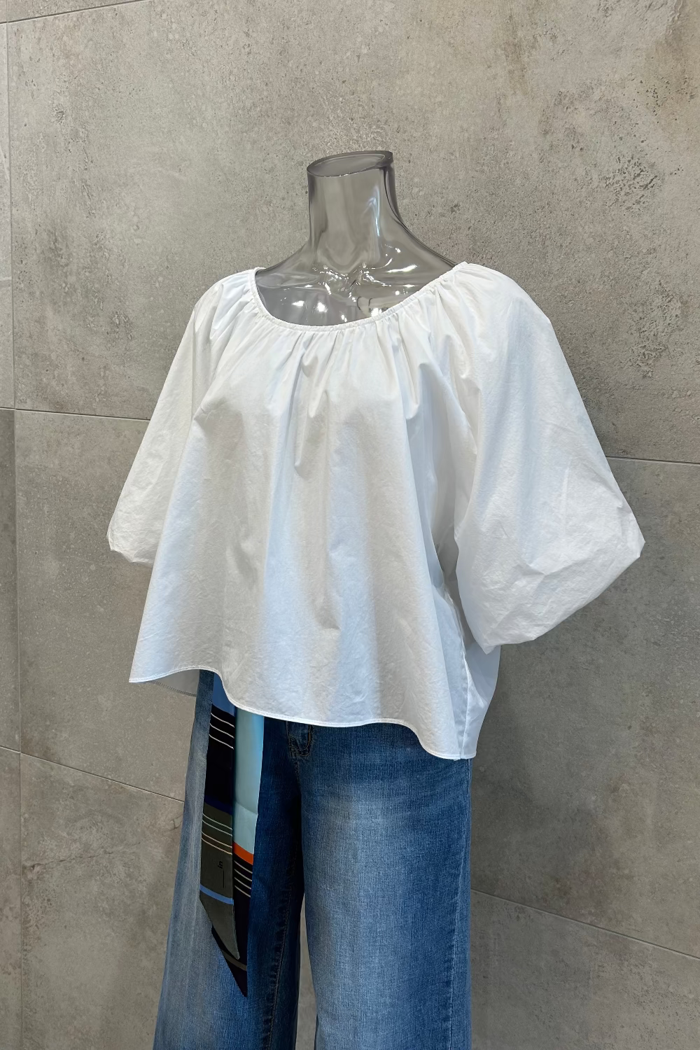 Soft Shirring Blouse