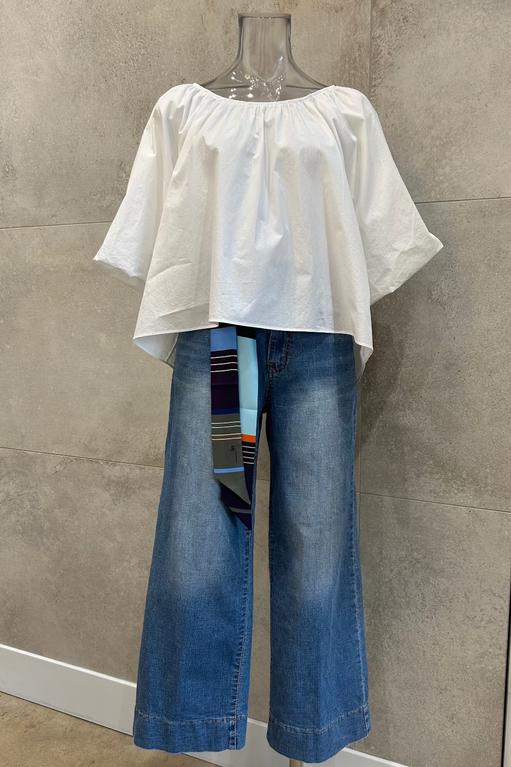 Soft Shirring Blouse