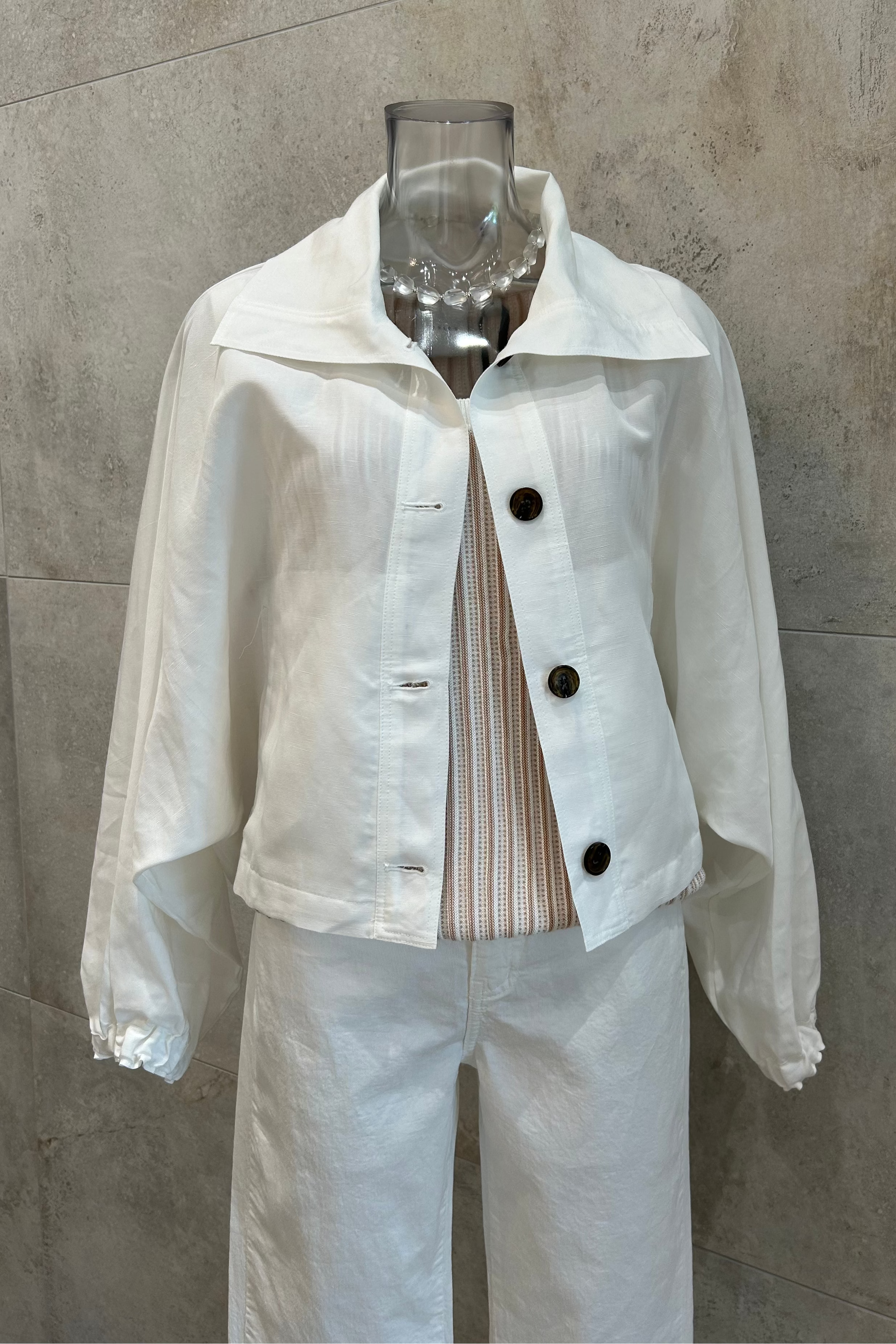 Diana Linen Short Jacket
