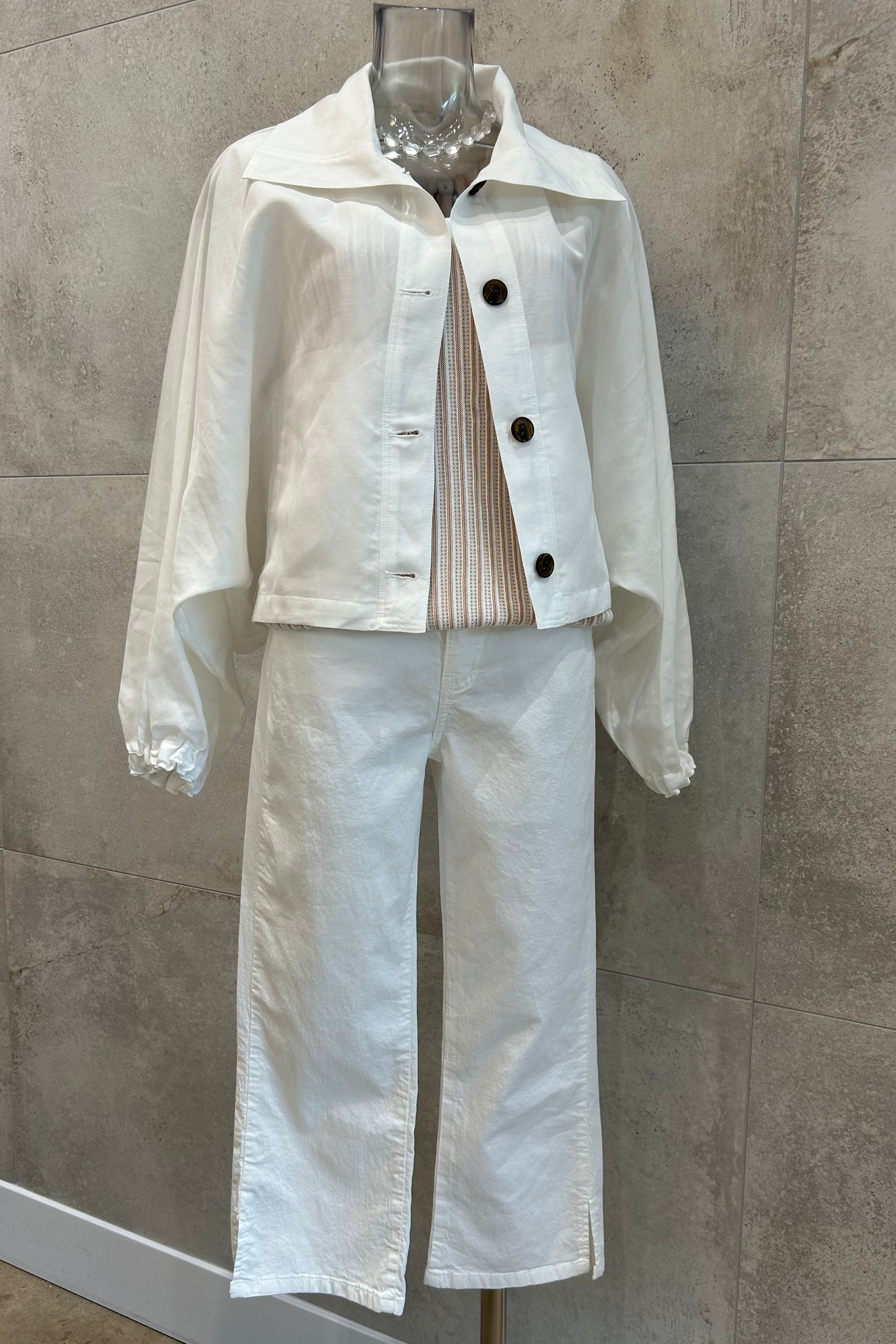 Diana Linen Short Jacket