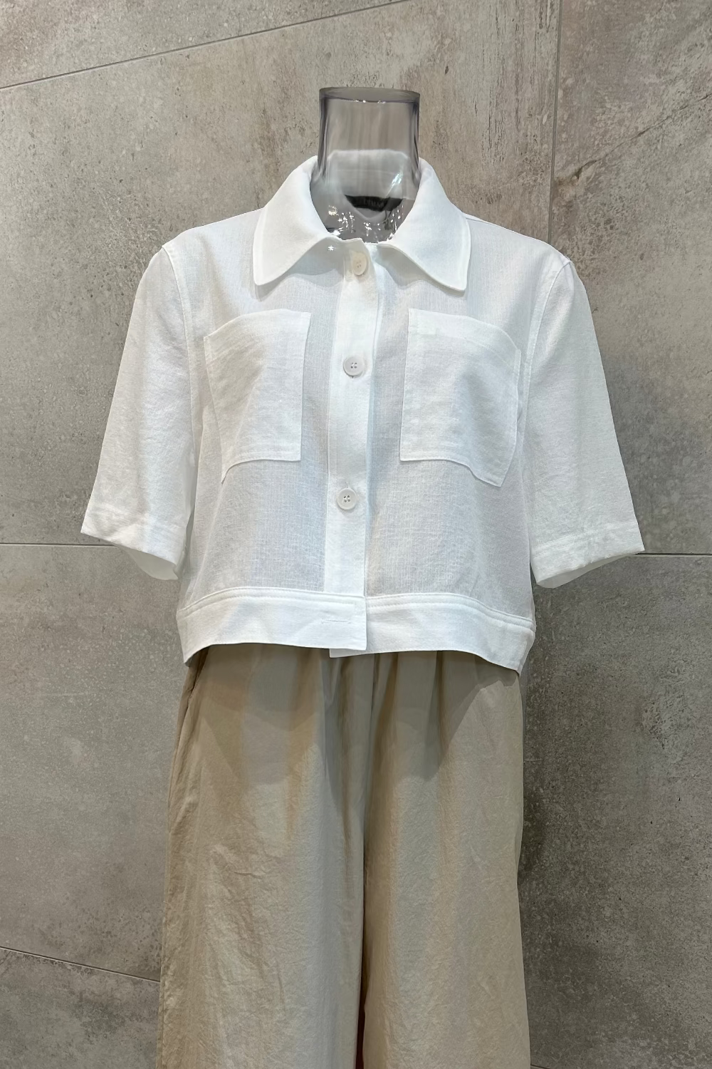 Short Sleeve Crop Jacket