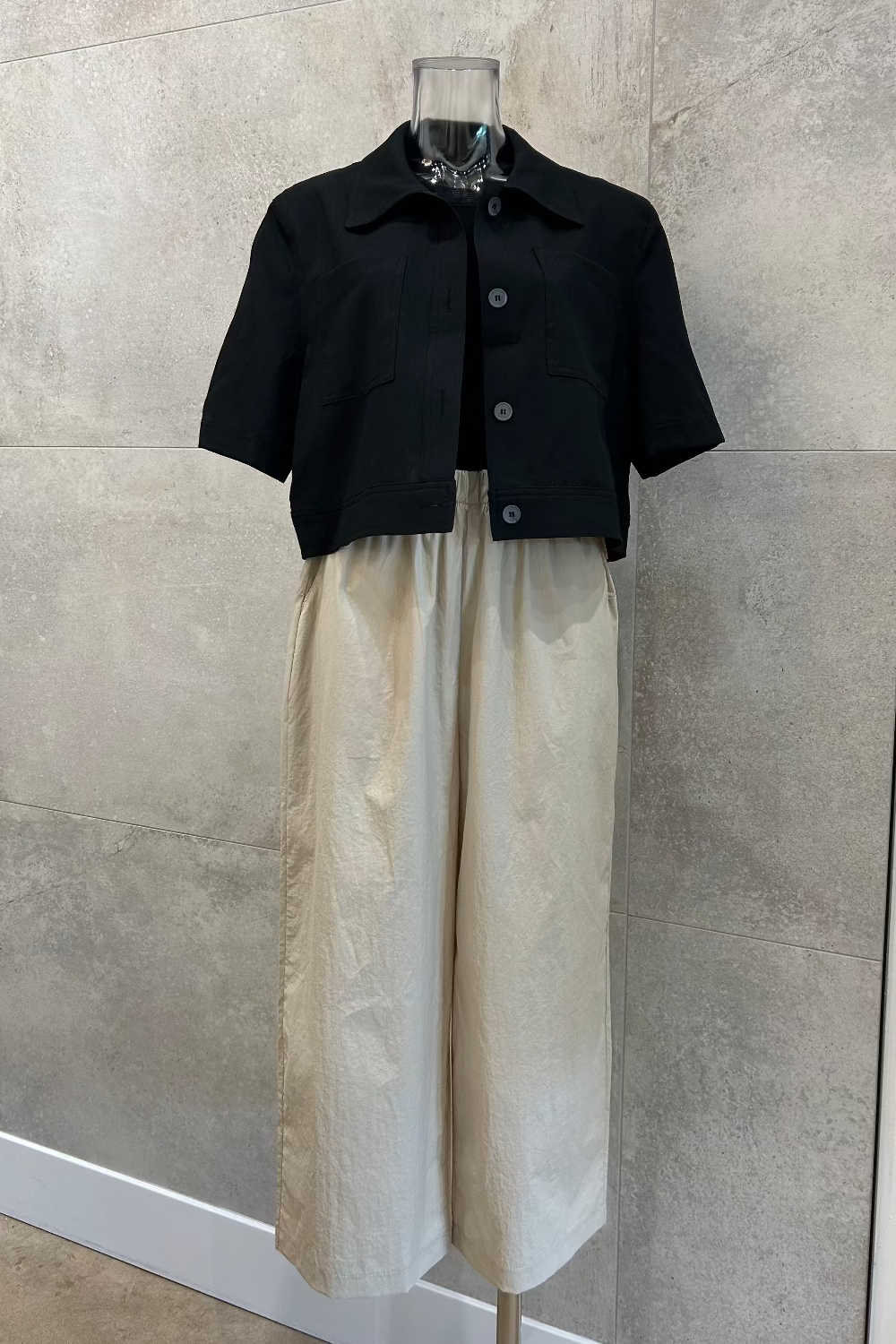 Short Sleeve Crop Jacket