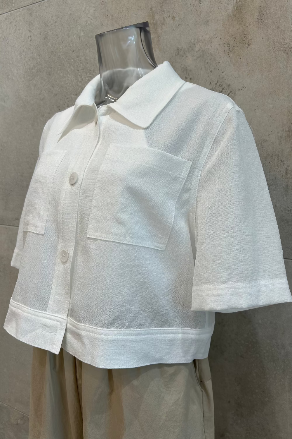 Short Sleeve Crop Jacket
