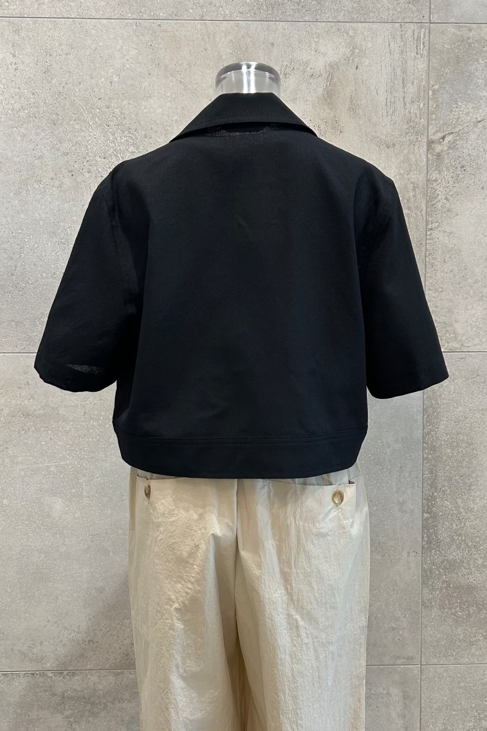 Short Sleeve Crop Jacket