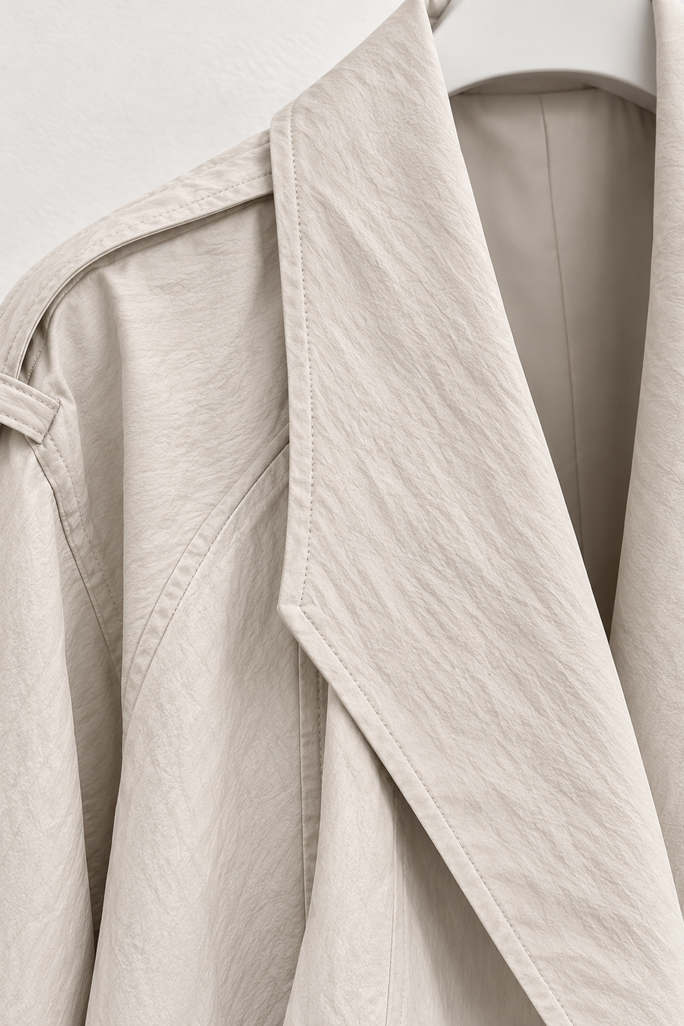 Shawl Collar Trench Jacket