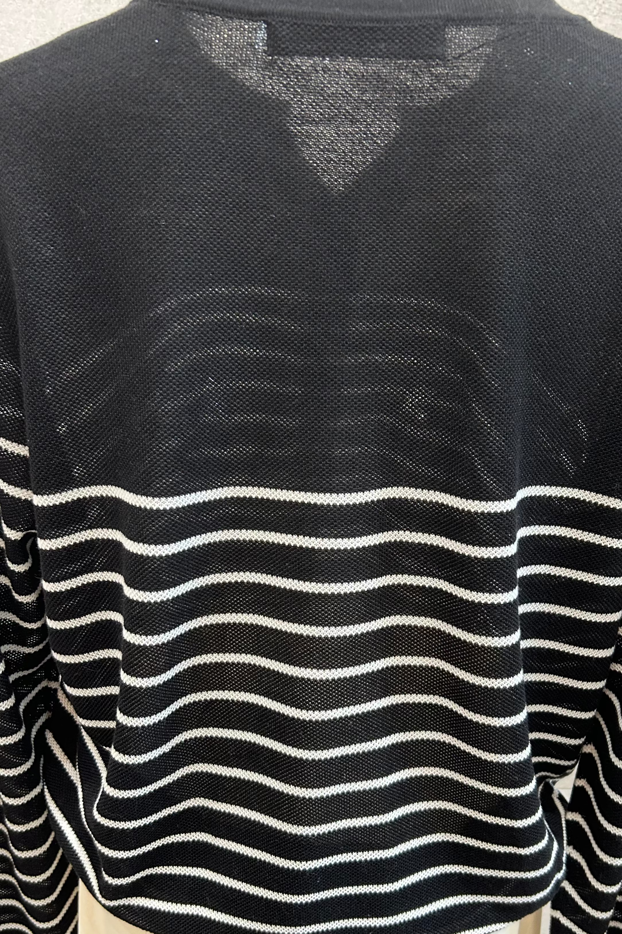 Linen Blend Stripe Cardigan