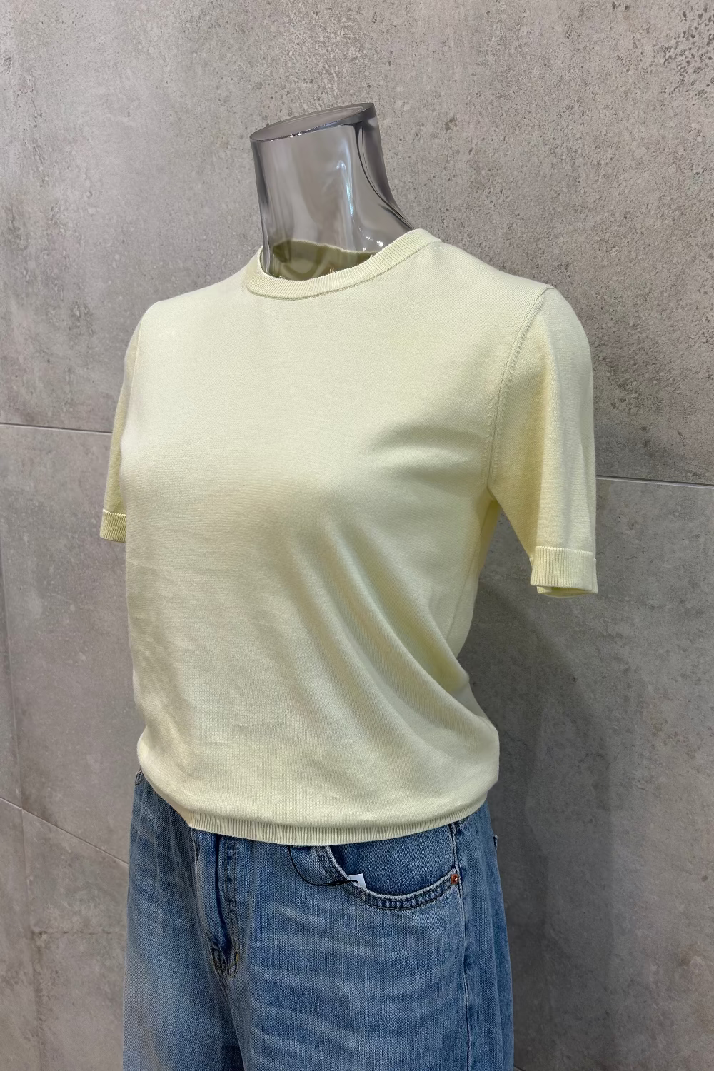Suvin Cotton Short Sleeve Knit Top