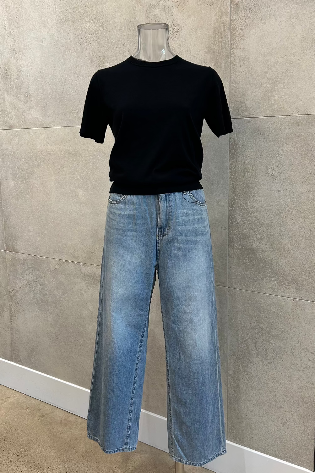 Suvin Cotton Short Sleeve Knit Top