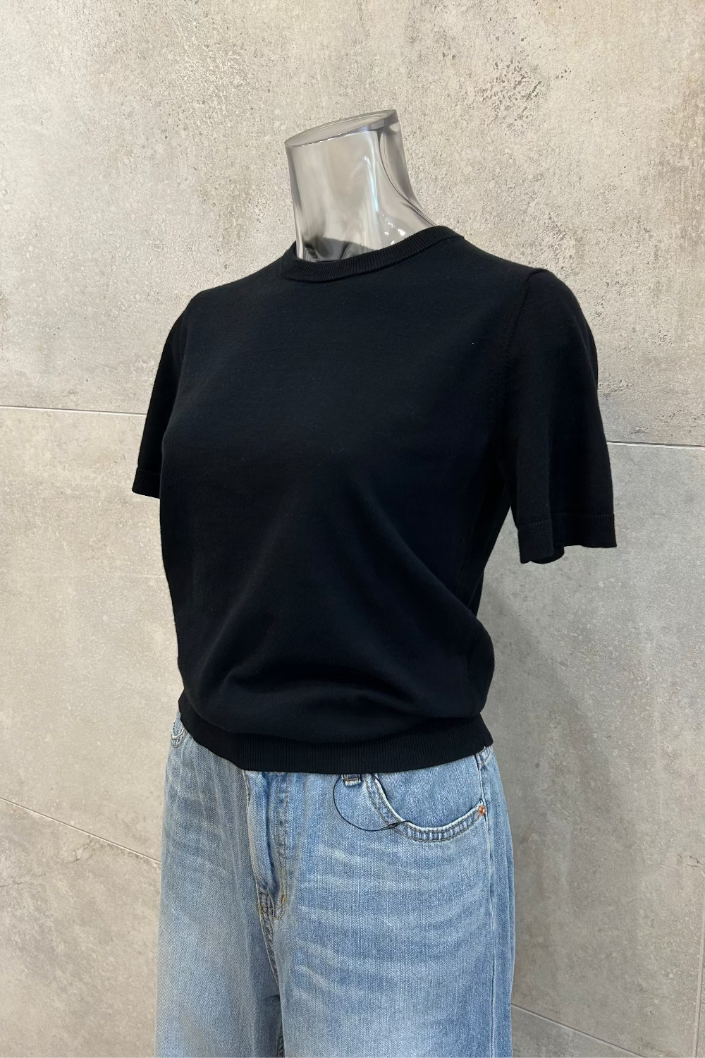 Suvin Cotton Short Sleeve Knit Top