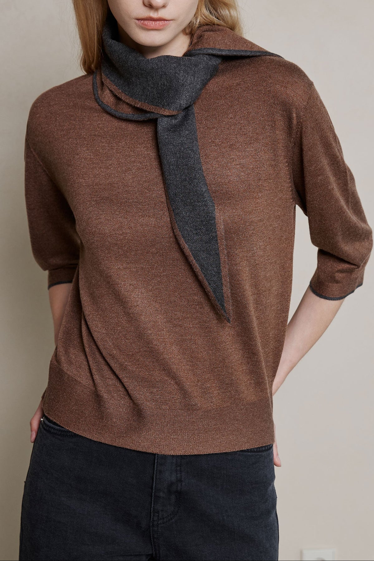 Two Way Knit Scarf
