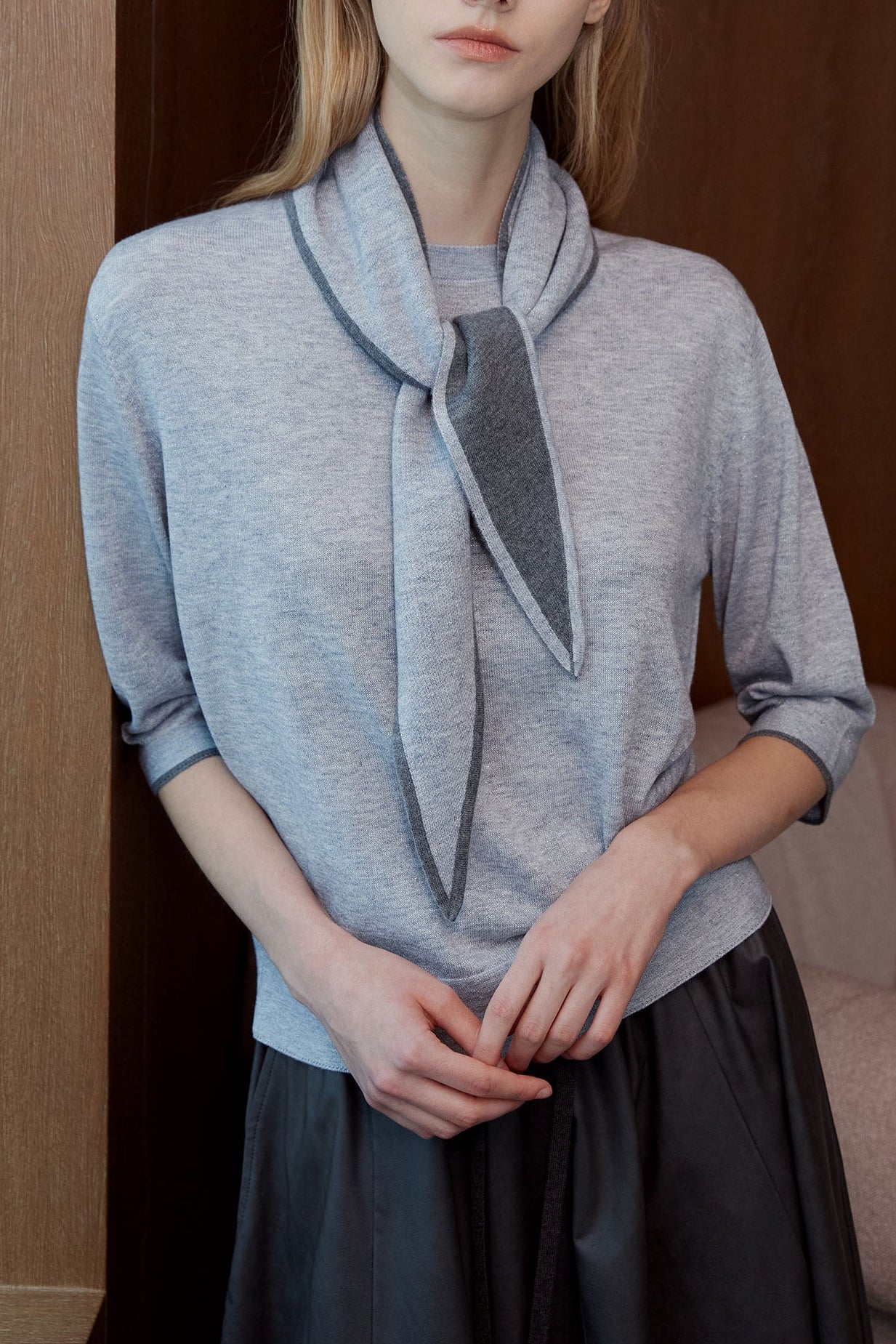 Two Way Knit Scarf