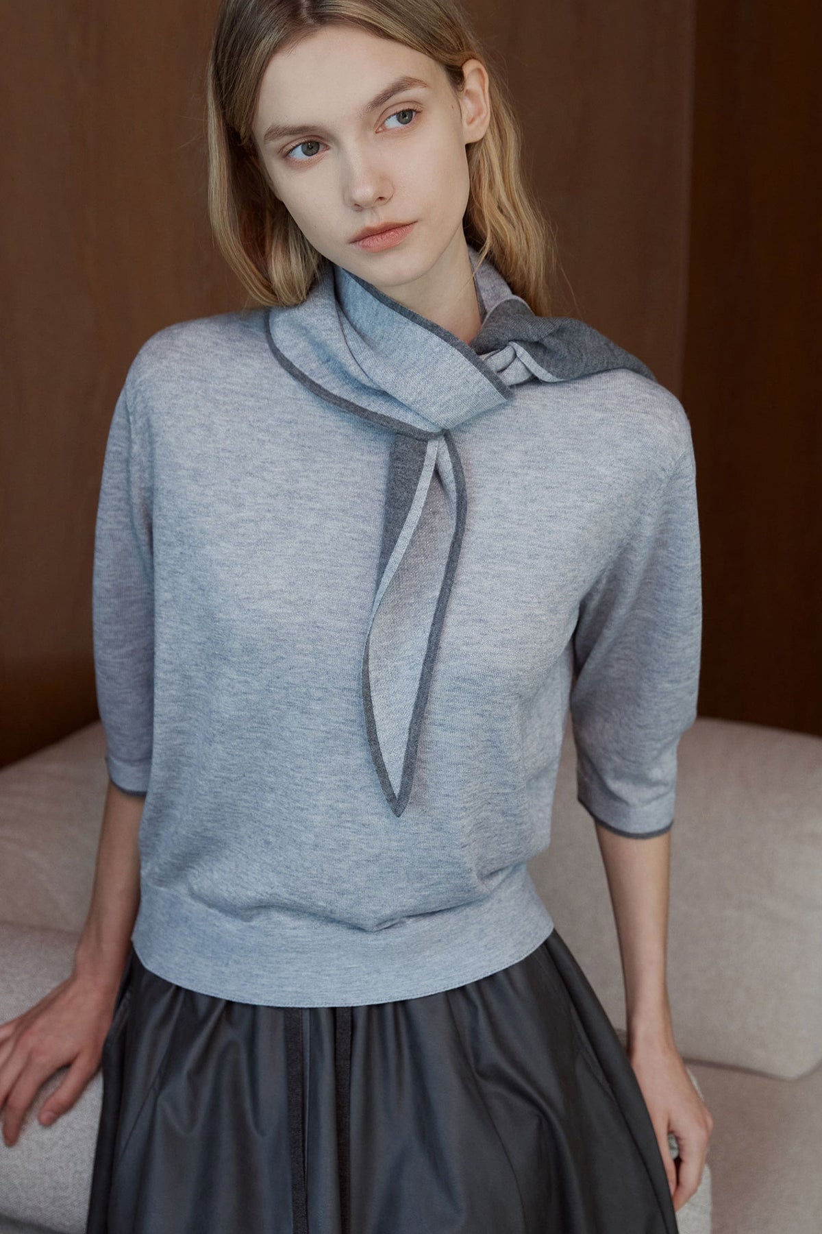 Two Way Knit Scarf