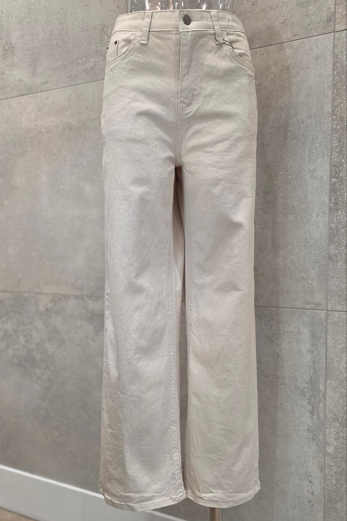 Yvette Cotton Stretch Wide Pants