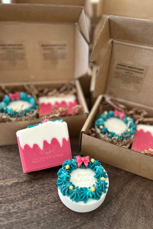 Happy Holidays Soap Gift Set