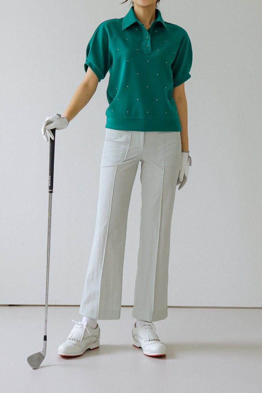 Front Pocket Lightweight Flared Golf Pants
