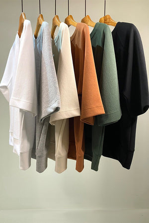 3/4 Raglan Sleeve Sweatshirt