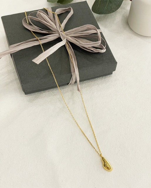 gold waterdrop necklace