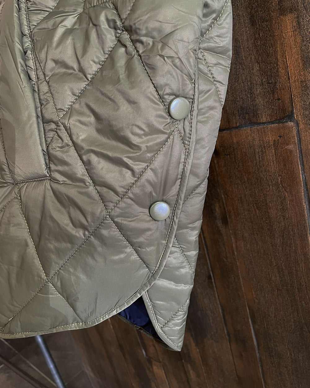 Diamond Quilted Oversized Vest Jacket